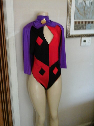 Harley Quinn Cosplay Costume Halloween Bodysuit 15112124